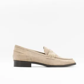 Classic Penny Loafers in Beige
