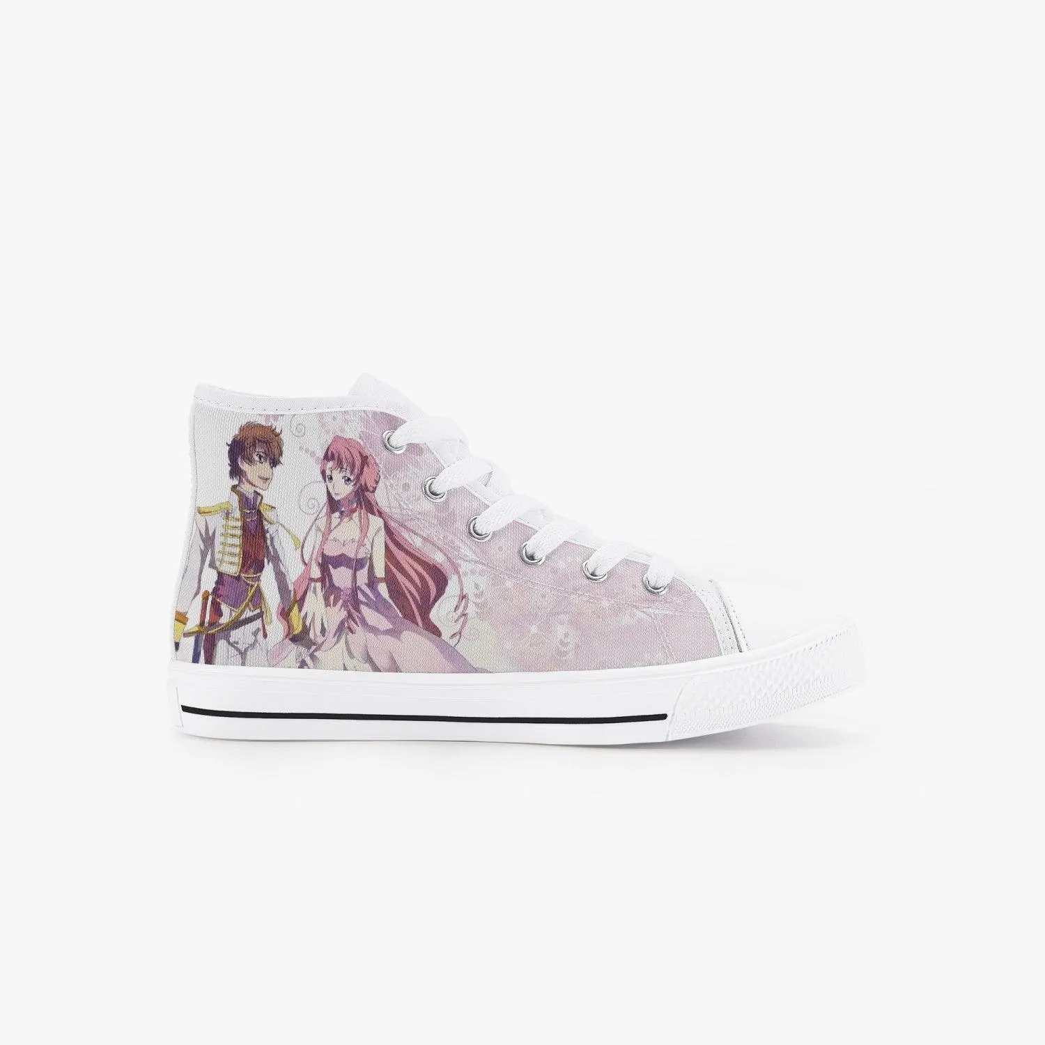 Code Geass Euphemia & Suzaku Kids A-Star High Anime Shoes