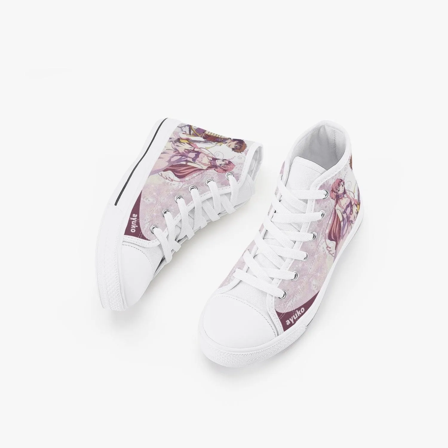 Code Geass Euphemia & Suzaku Kids A-Star High Anime Shoes