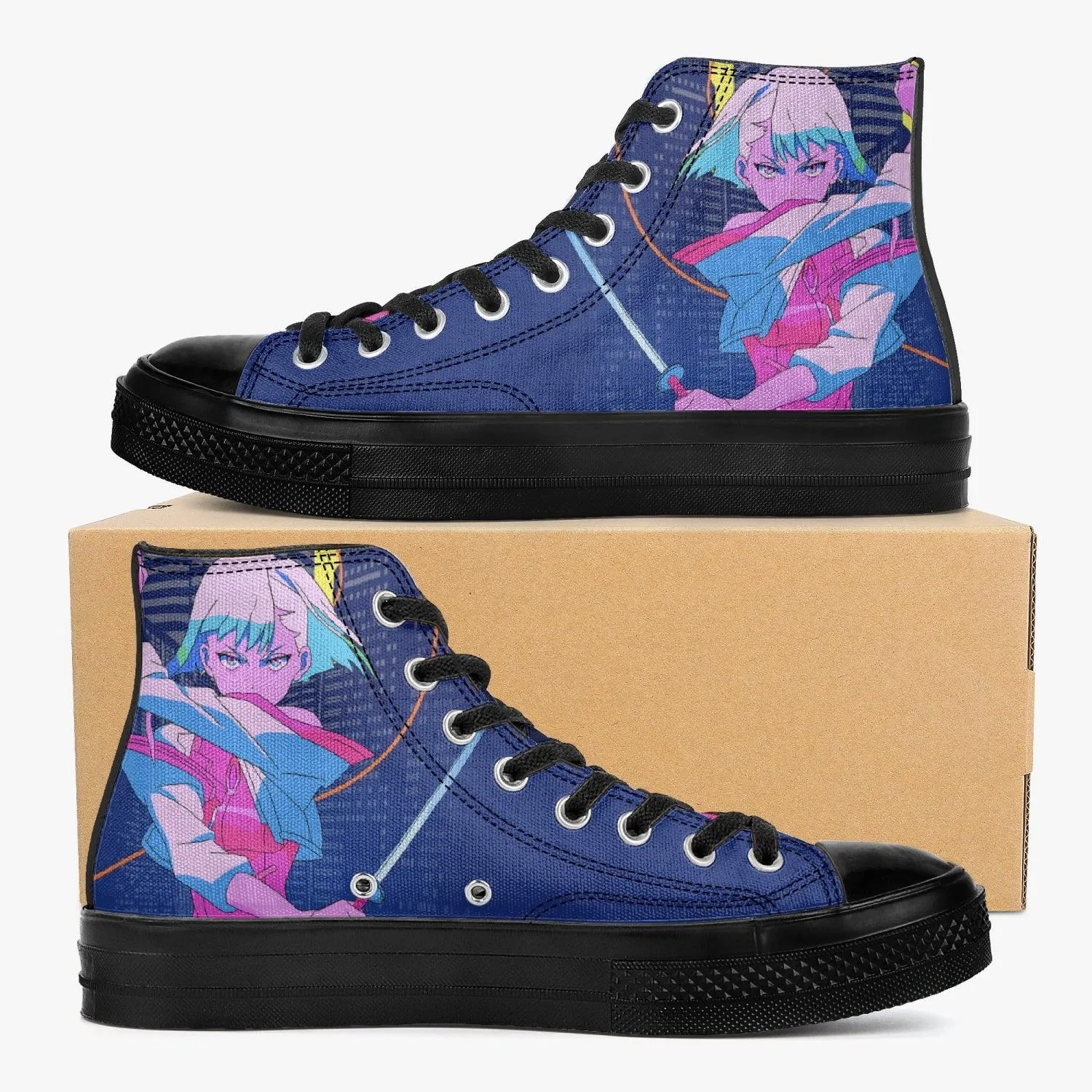 Cyberpunk Edgerunners Lucy A-Star High Anime Shoes