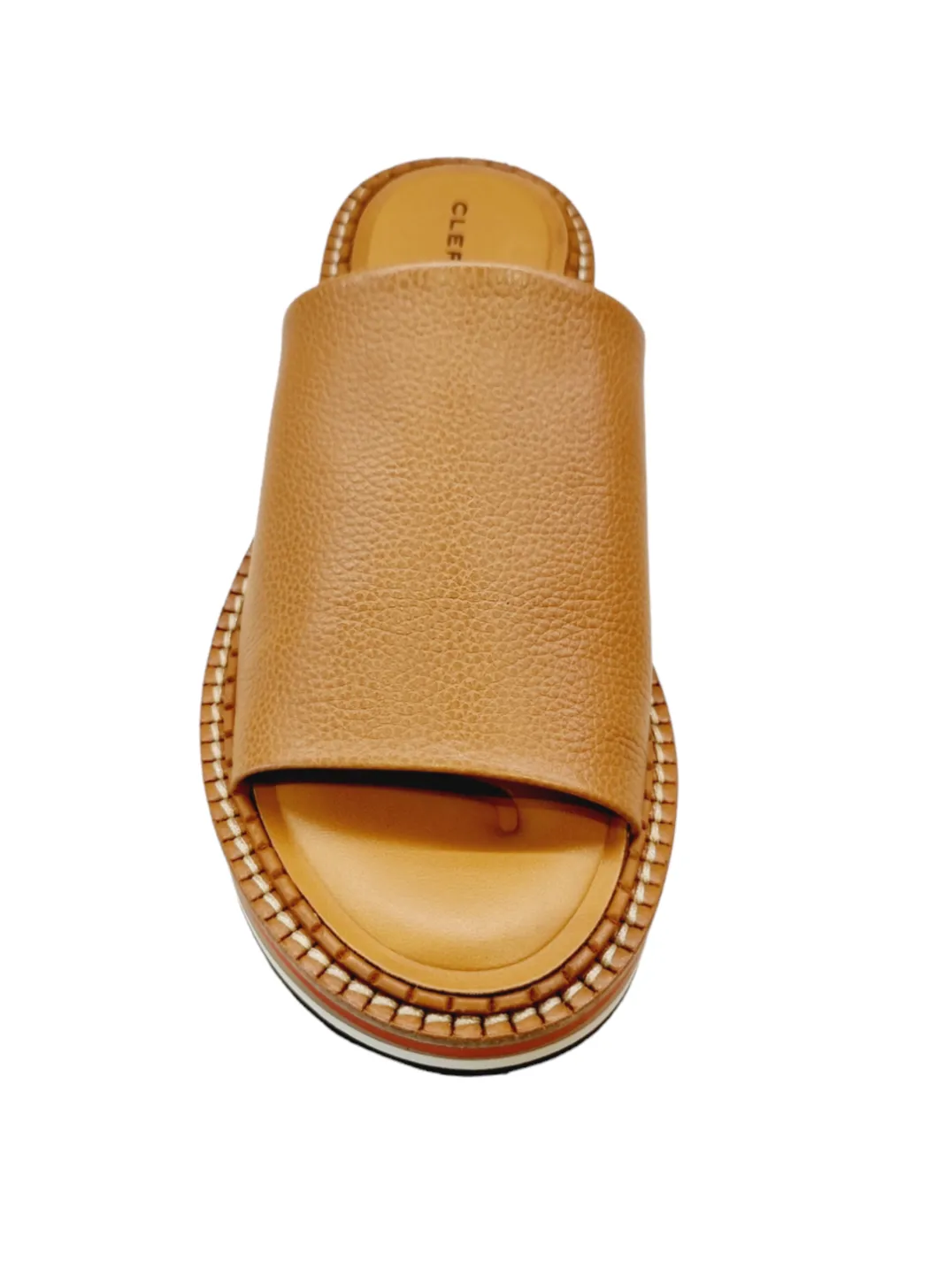 Fastie Tan Mule Slides