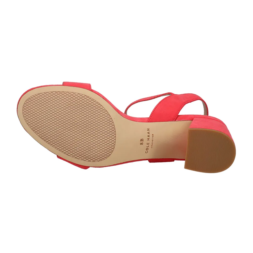 Josie Block Heel Sling Black Sandals