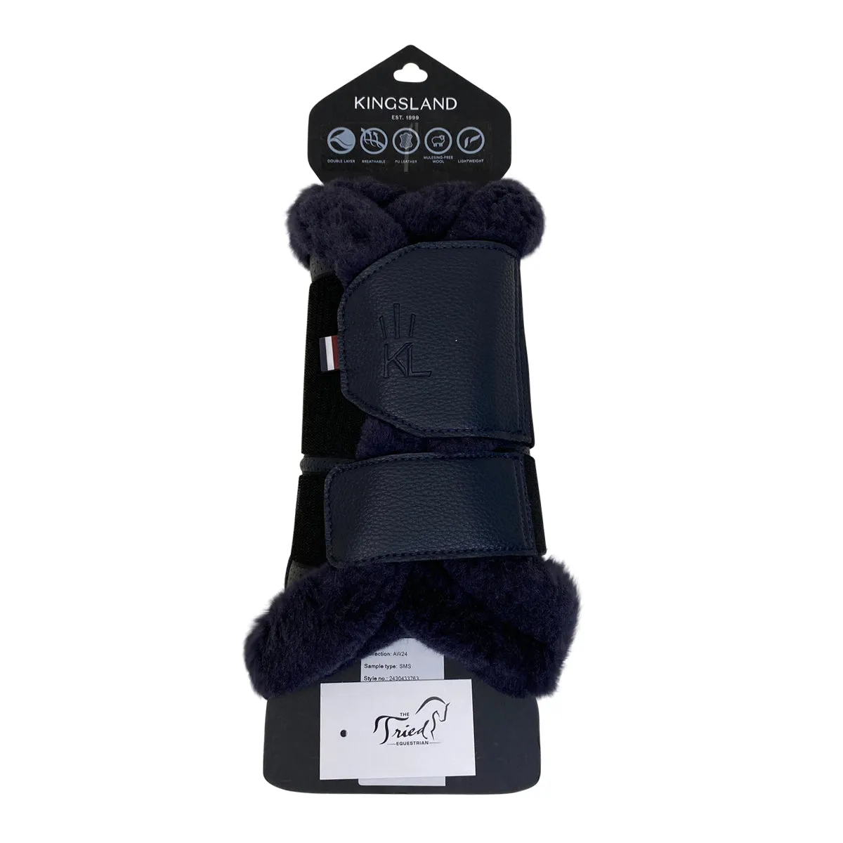 Kingsland 'Vivian' Wool Protection Boots in Navy - Large