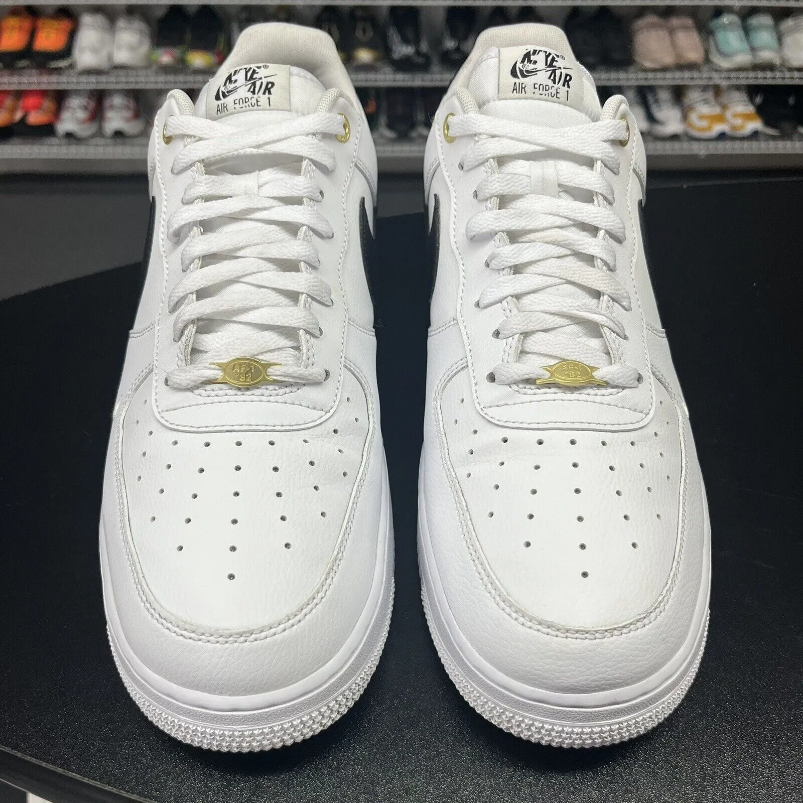 Nike Air Force 1 07 LV8 40th Anniversary - White Black 2022  Size 14