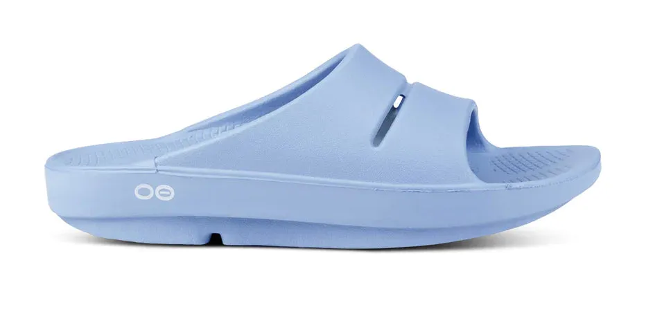 OOFOS Ooahh Slides Neptune Blue