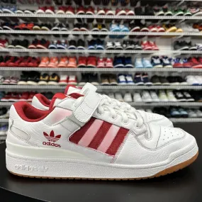 Rare 2018 Adidas Forum Low White Power-Red Gum B37769 Men's Size 11.5