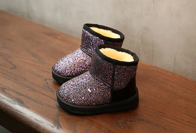 Soft Sole Snow Sequins Boots - GlamzLife